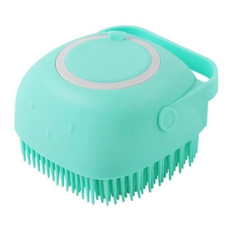 Silicone Pet Bath Brush Massage Grooming Cleaning Tool
