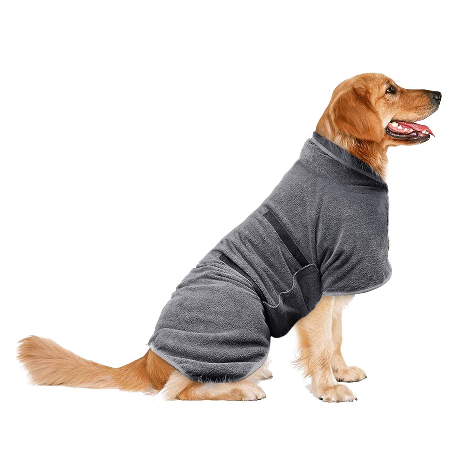 Pet Bath Robe Towel For Pet Drying Care
