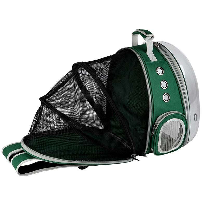 Portable Pet Bubble Backpack Carrier 360 Degree Sightseeing Travel Bag