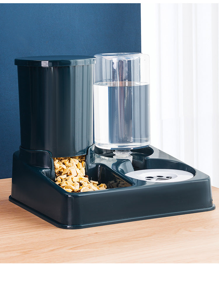 Automatic Pet Food And Water Bowl Combined Feeding Device