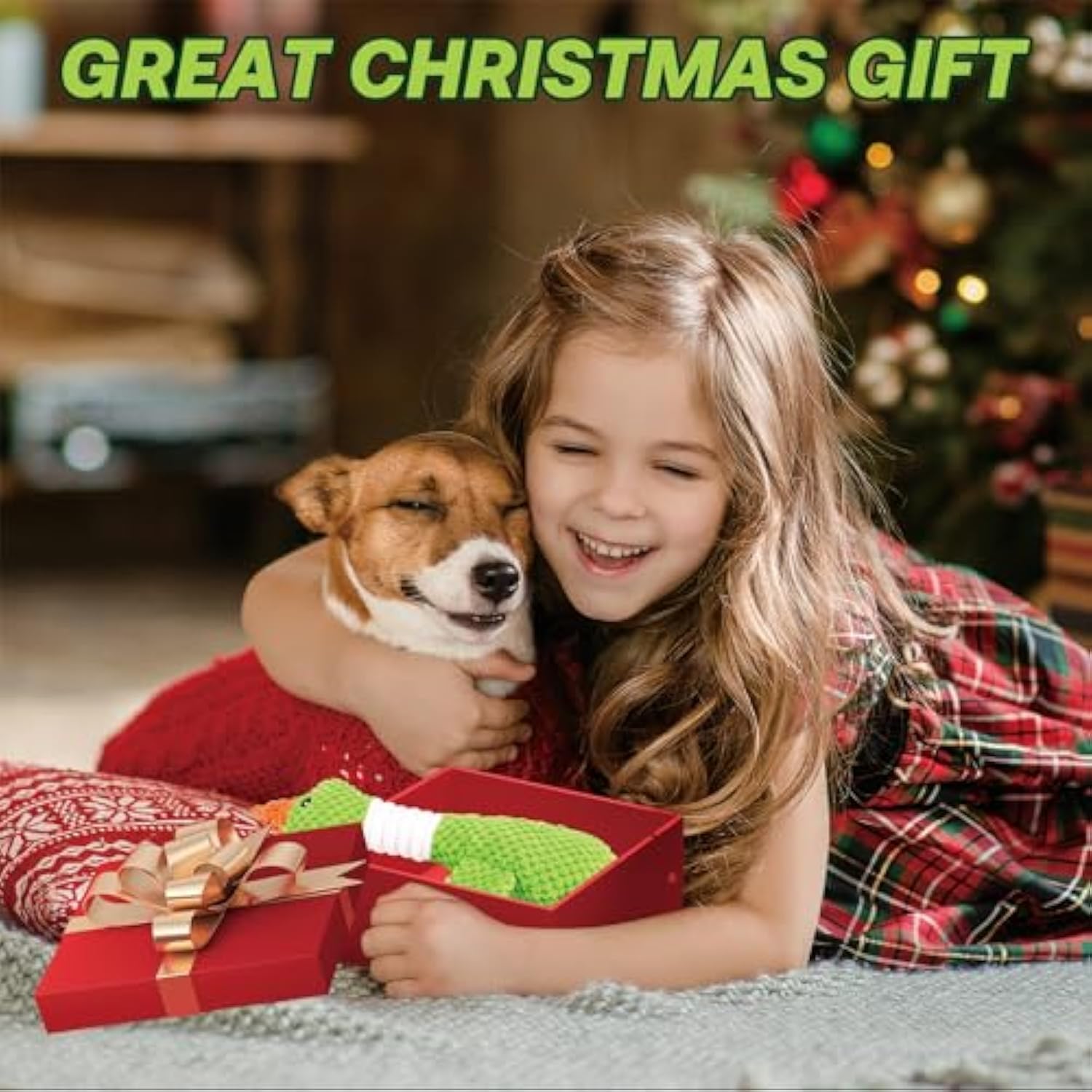 Durable Plush Squeaky Duck Chew Toy For All Sizes