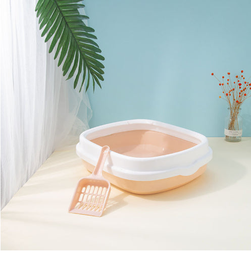 Pet Large Detachable Anti Splash Litter Box Supplies