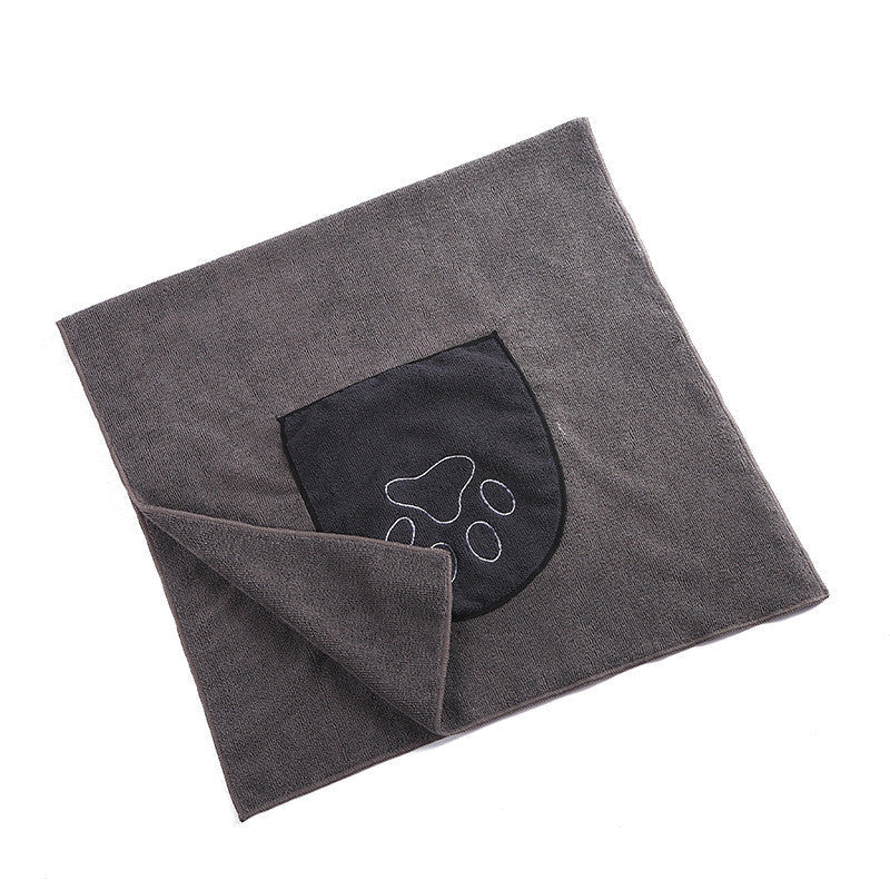 Absorbent Pet Bath Towel Soft Quick Drying Cleaning Cloth