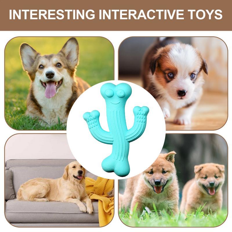 Ultra-Durable Cactus Chew Toys for Pets Interactive Fun