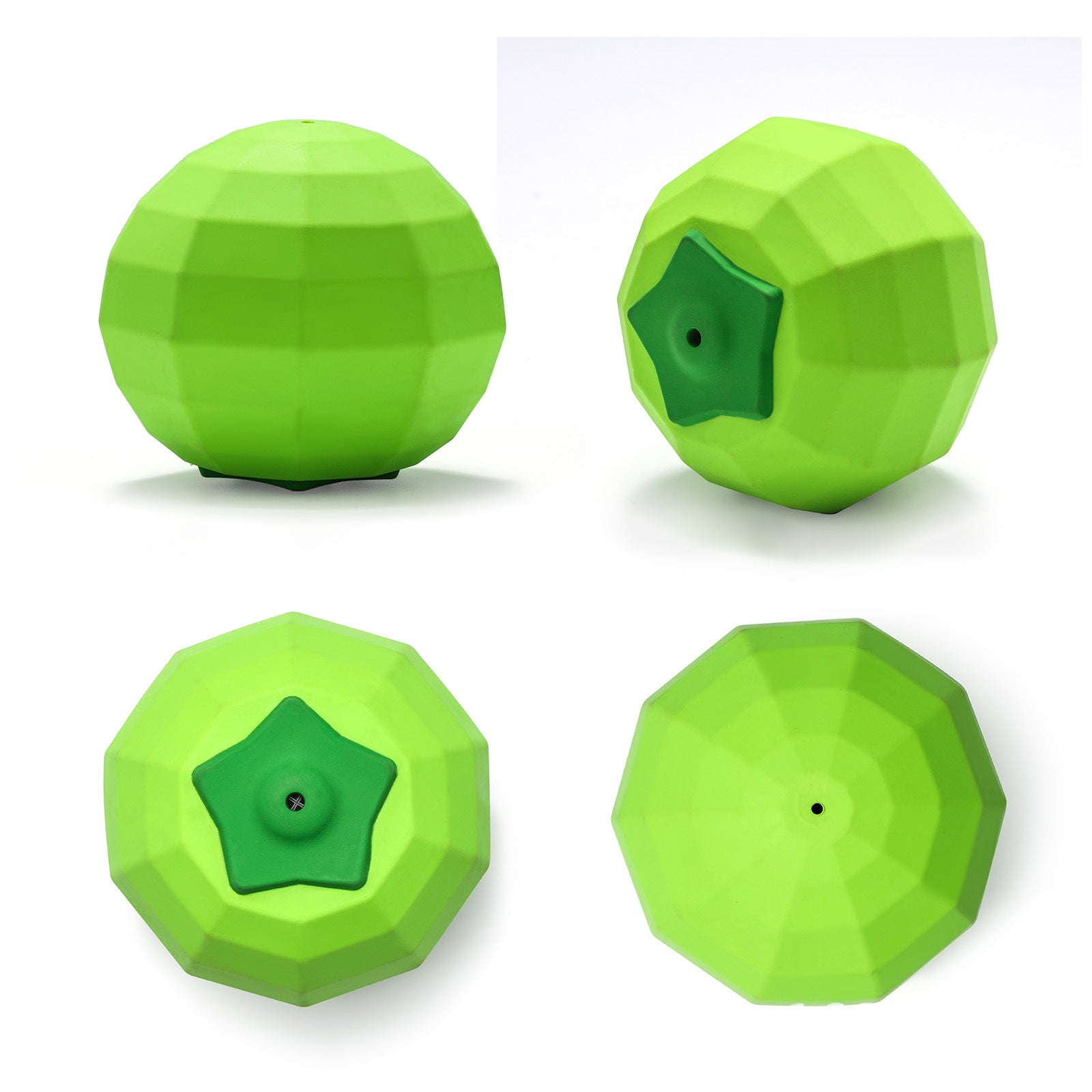 Interactive Squeaky Pet Chew Toy Rubber Dental Ball