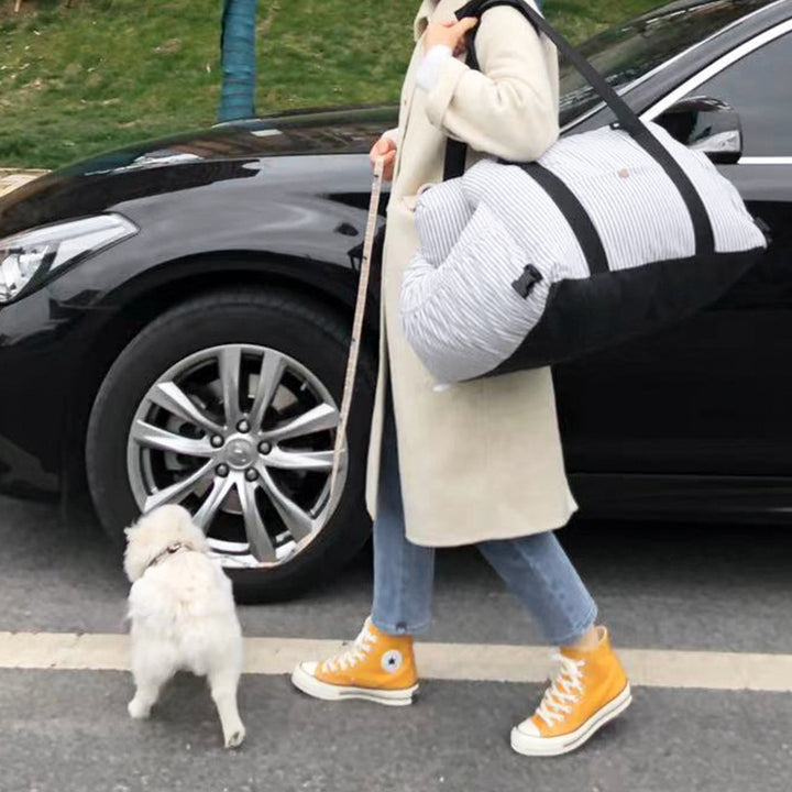Pet Travel Car Carrier Safety Seat Secure Portable Transport Bag