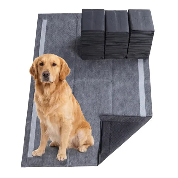 150 Pack Activated Carbon Pet Training Pads Odor Control Extra Large 35.5x24 Inches