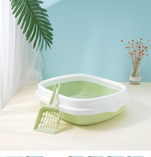Pet Large Detachable Anti Splash Litter Box Supplies