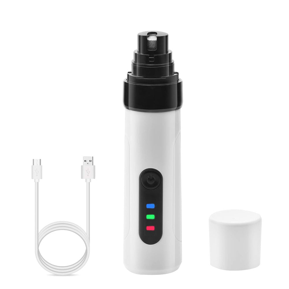 Electric USB Rechargeable Nail Grinder and Trimmer for Pets