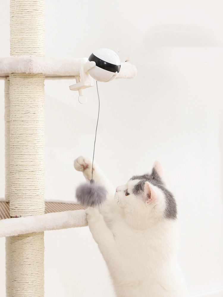 Electric Automatic Lifting Motion Interactive Puzzle Smart Pet Teaser Ball Toy