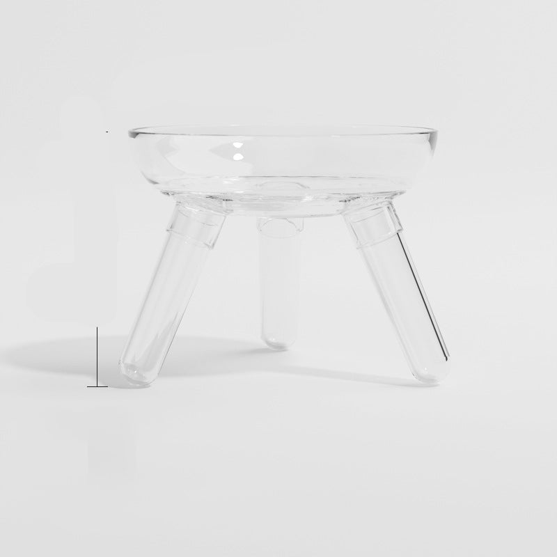 Pet Anti-Tip Transparent Feeding and Water Bowl for Pets