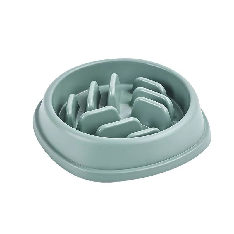 Slow Feeder Pet Bowl Anti Choking Large Capacity Food Dish