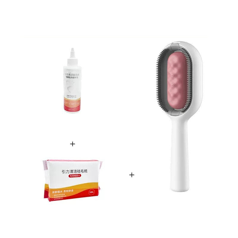 Pet Dematting and Hair Removal Grooming Brush for Pets