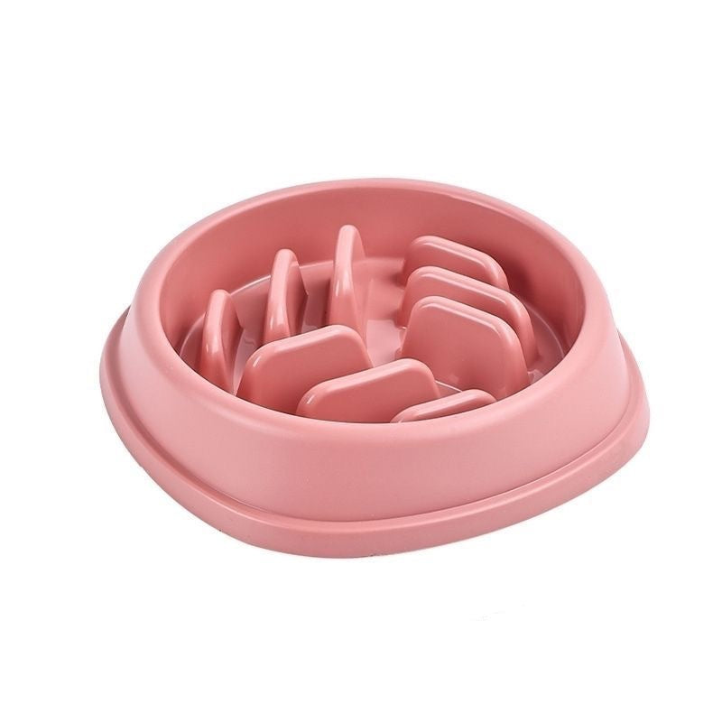 Slow Feeder Pet Bowl Anti Choking Large Capacity Food Dish