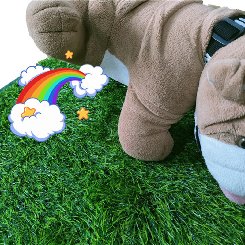 Pet Grass Pad Simulation Lawn Training Mat Washable Indoor Outdoor Use