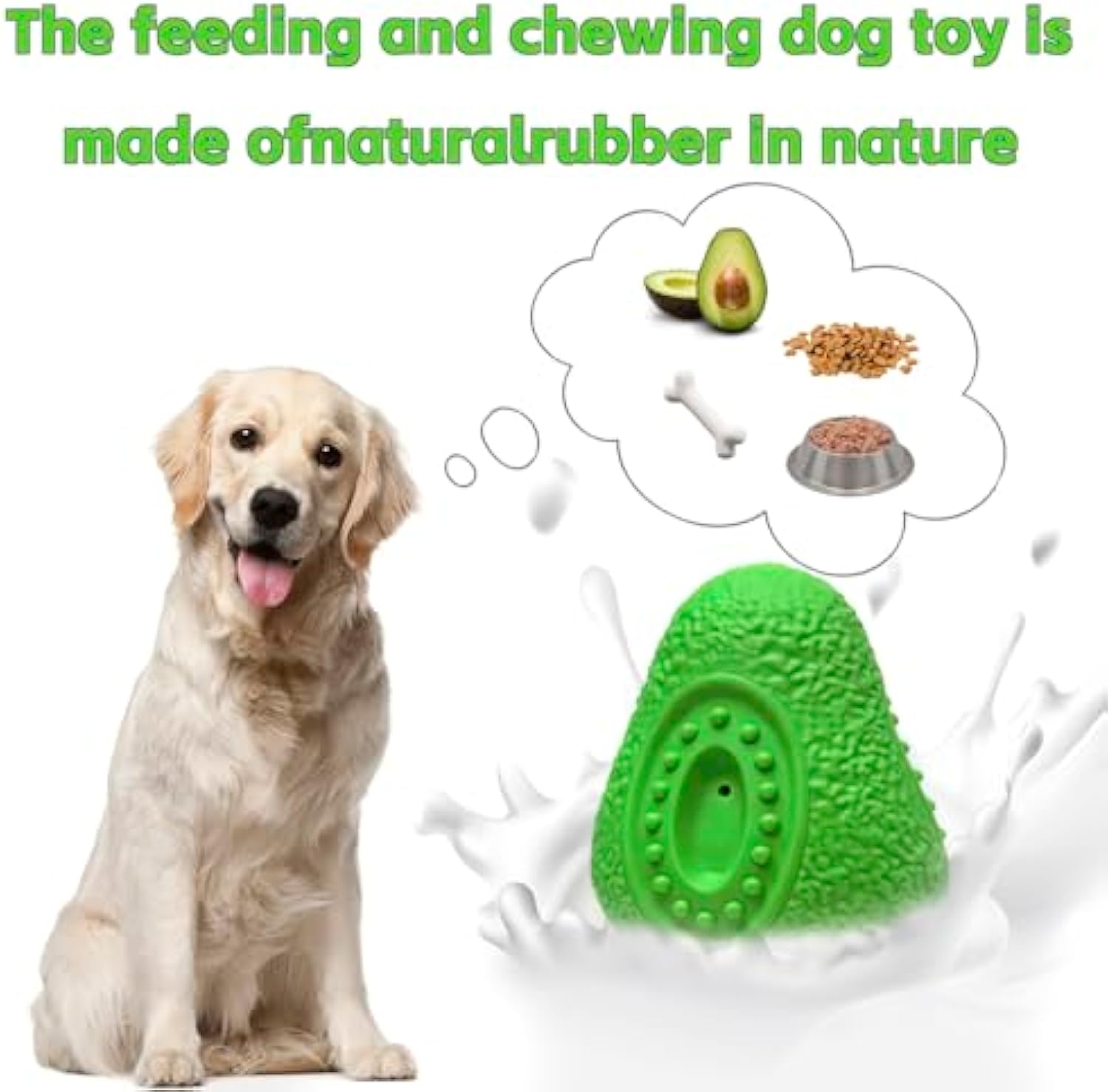 Indestructible Chew Toys for Pets Durable Safe Rubber Toys