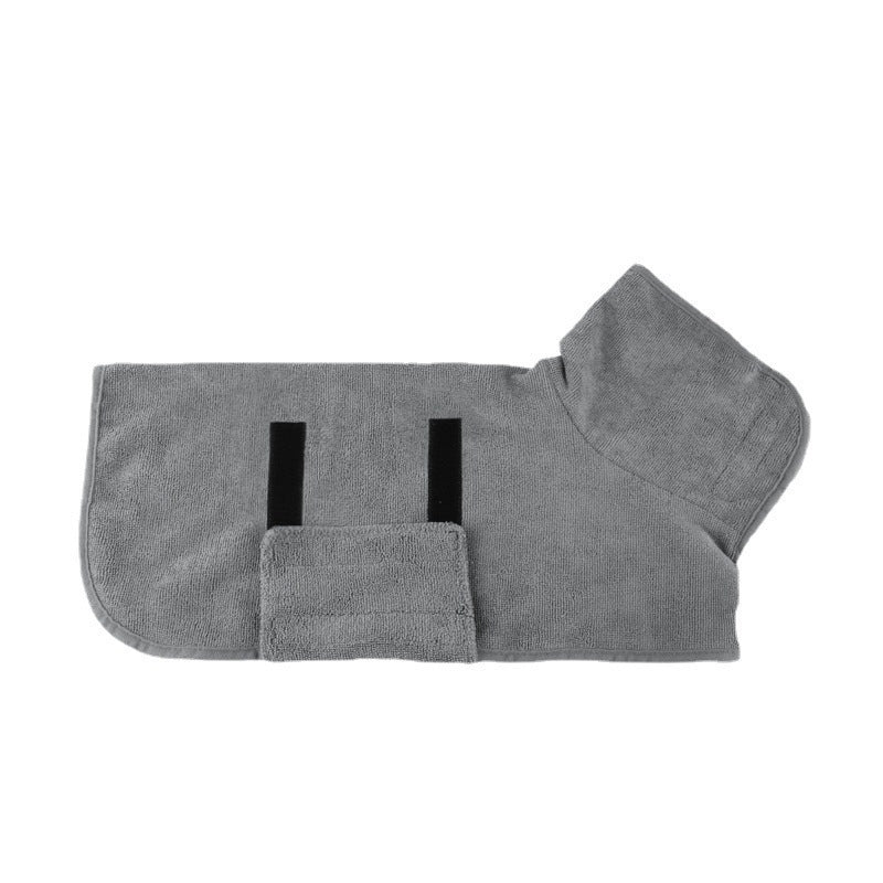 Pet Bath Robe Towel For Pet Drying Care