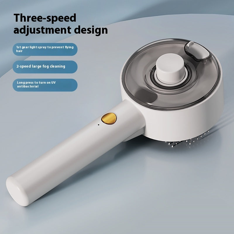Self-Cleaning Steam Hair Removal Brush for Pets