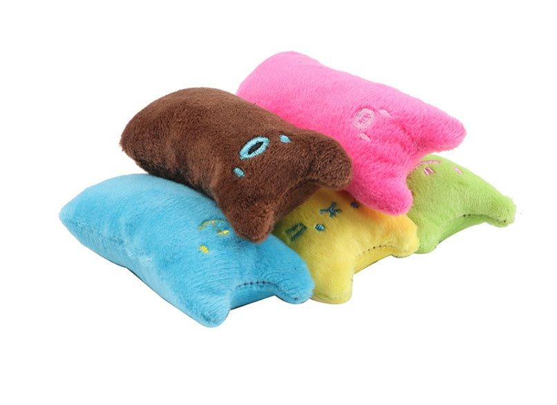 Catnip Plush Pillow Interactive Chew Toy For Pet Supplies