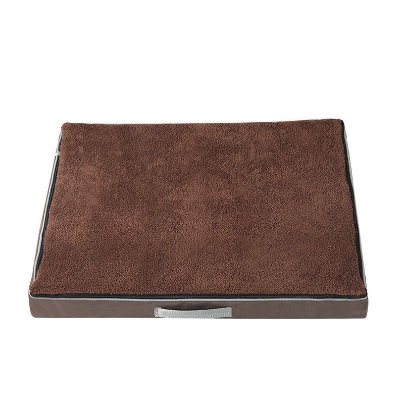 Plush Memory Foam Pet Bed Removable Washable Non Slip Mattress