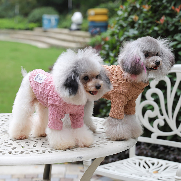 Warm Comfortable Pet Sweater Soft Winter Clothing Apparel