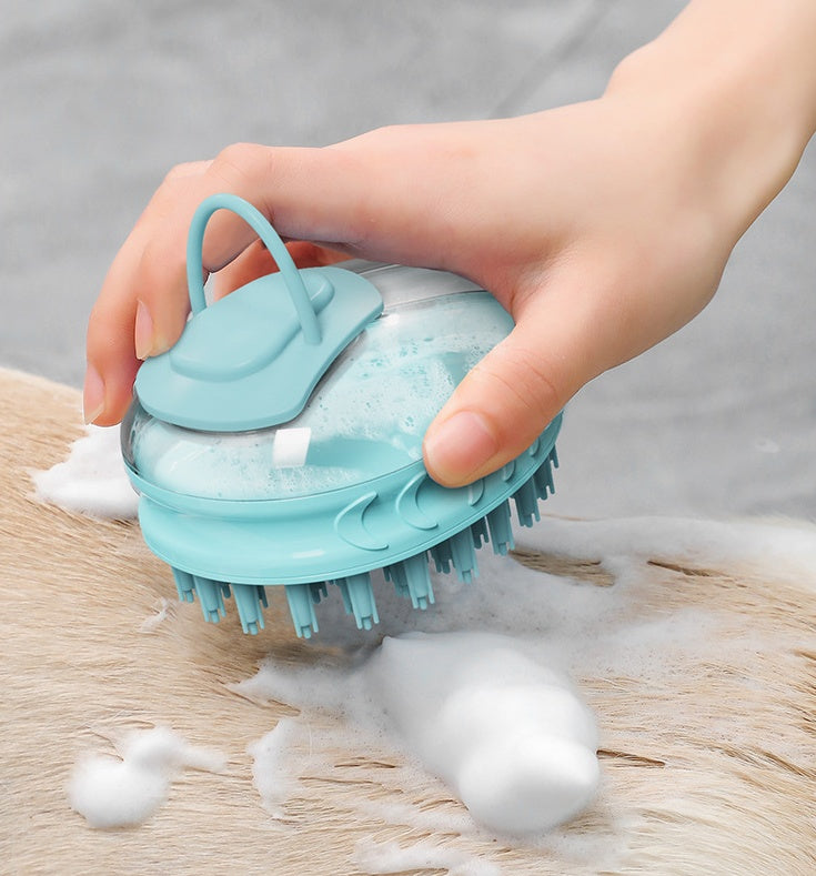 New Pet Bath Brush Rub Massage Grooming Tool