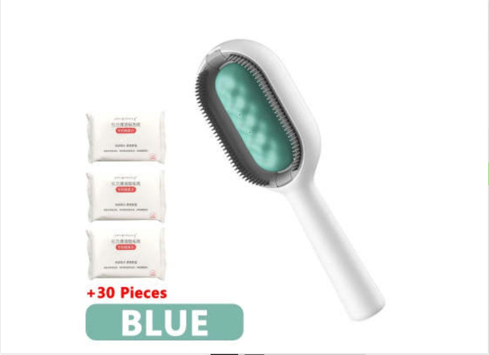 Pet Dematting and Hair Removal Grooming Brush for Pets