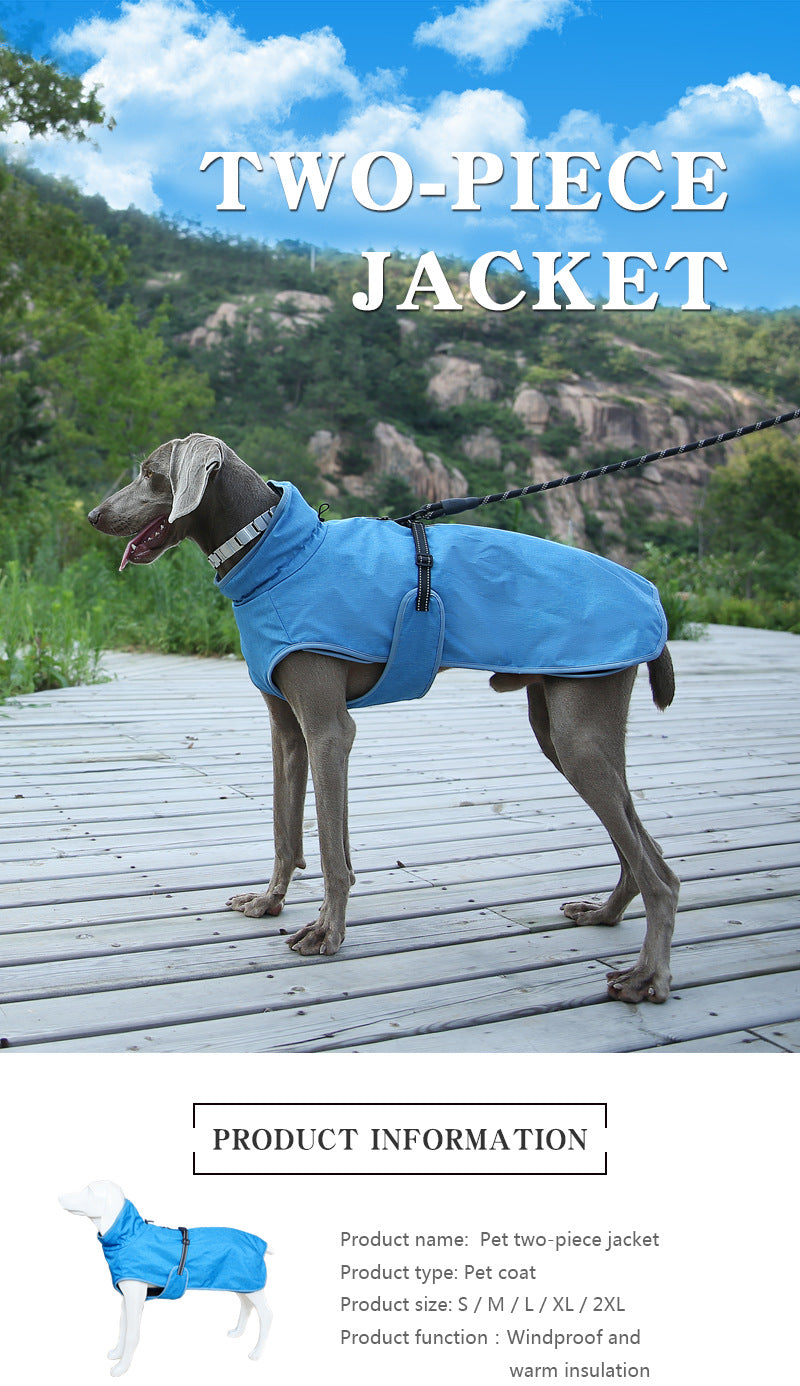 Winter Outdoor Pet Shell Jacket Ski Suit Warm Clothing