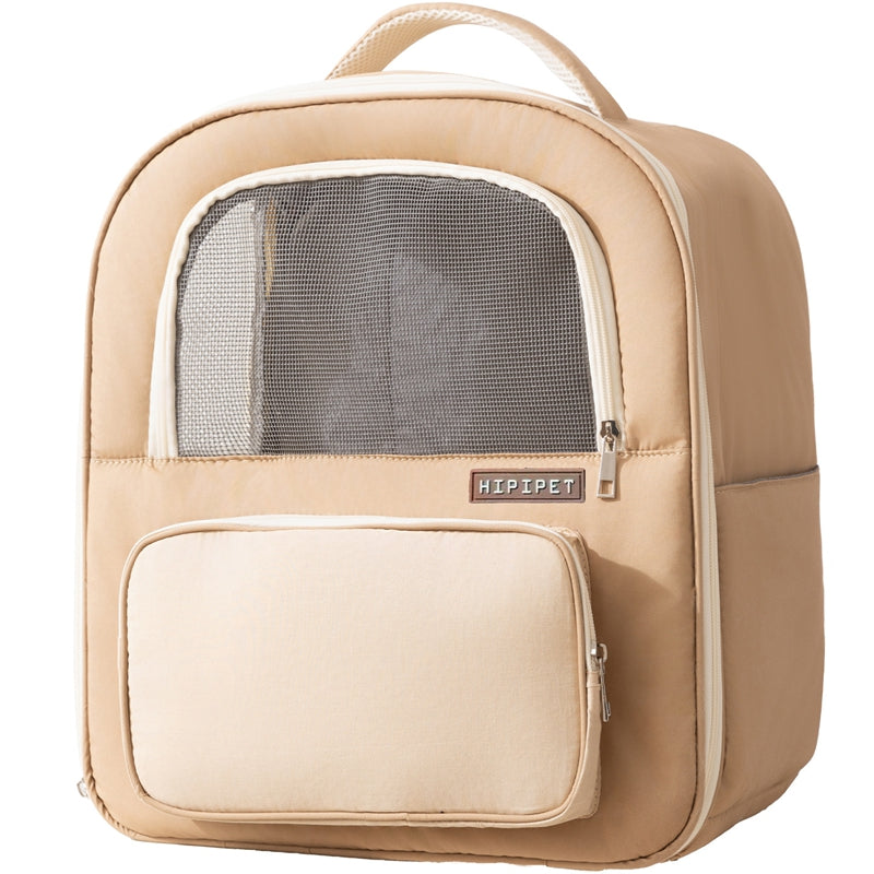 Breathable Pet Carrier Backpack With Mesh Window Comfortable Travel Bag