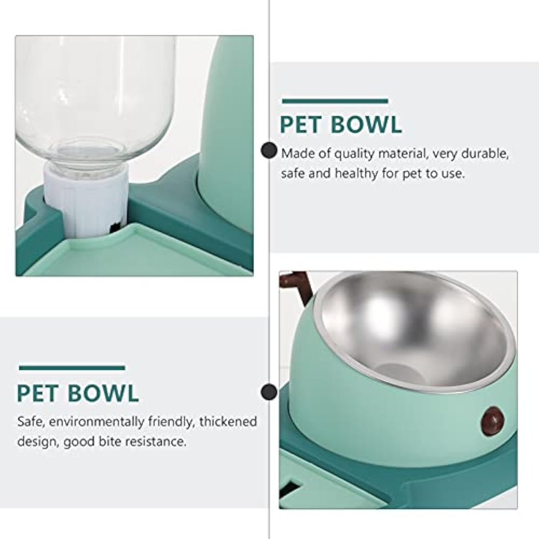 Pet Slow Feeder Bowl Detachable Water Tray For Pet Feeding