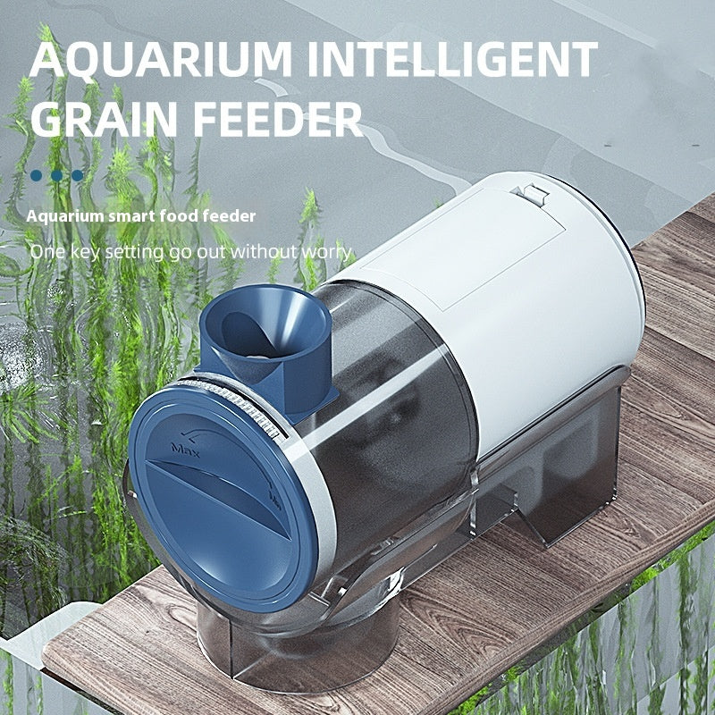 Fish Tank Automatic Feeder Timed Particle Dispenser For Pet