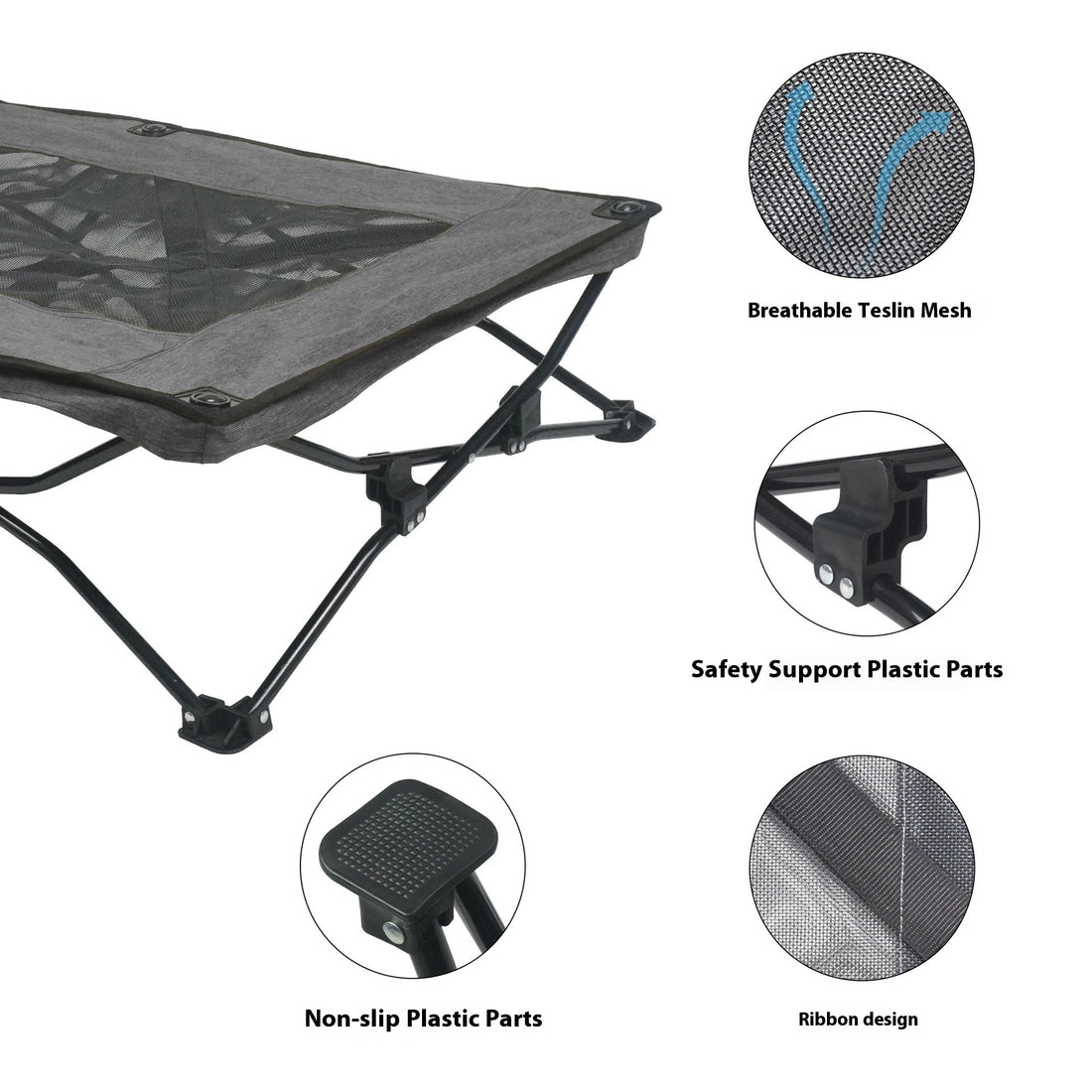 Double Layer Foldable Pet Bed Soft Comfortable Sleeping Mat