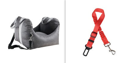 Waterproof Pet Car Seat Carrier Basket Breathable Travel Bag