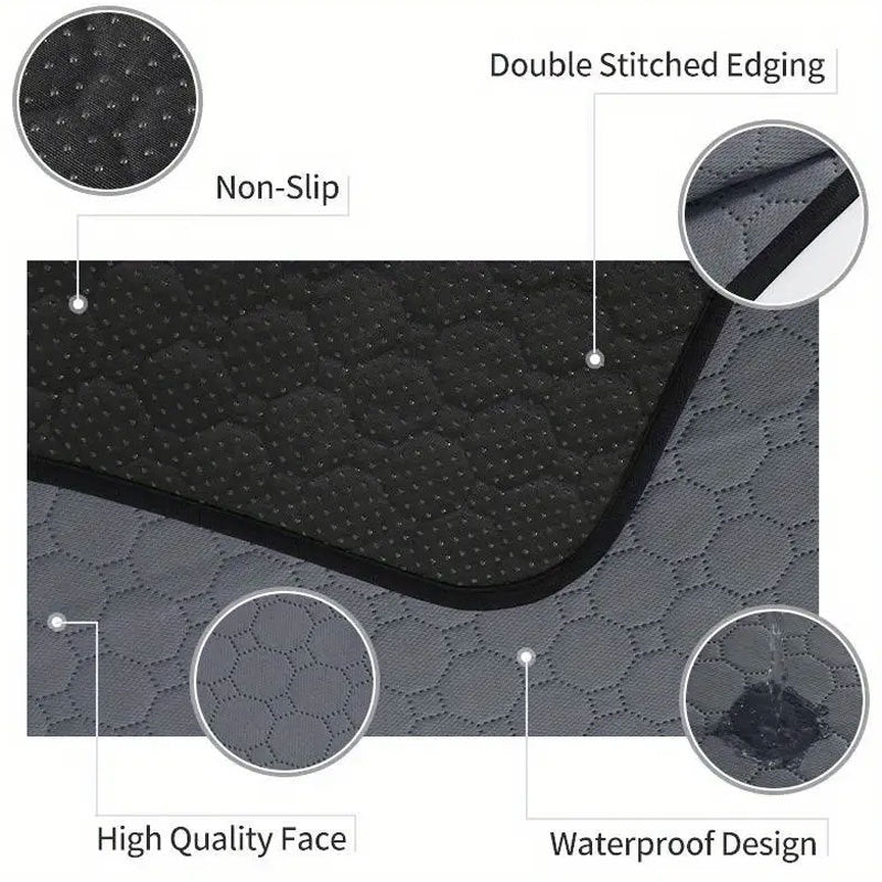 Washable Reusable Pet Training Pads Waterproof Absorbent Premium Use Mats