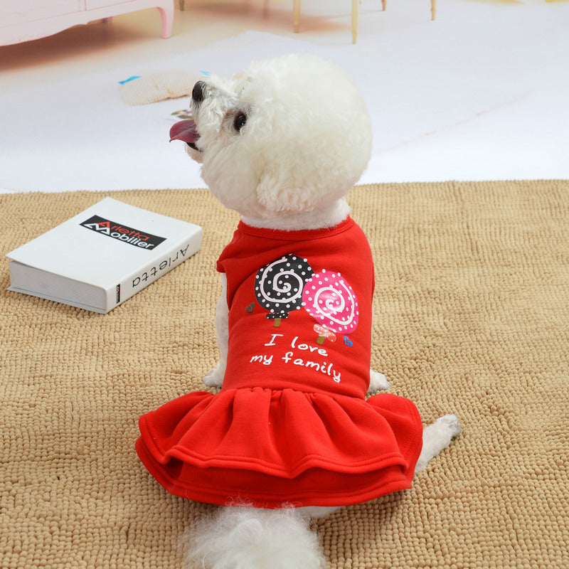 Princess Style Pet Dress For Pet Wear