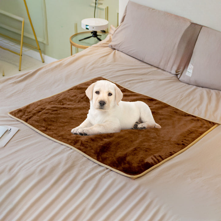 Pet Soft Flannel Waterproof Washable Blanket Thick Fuzzy Mat