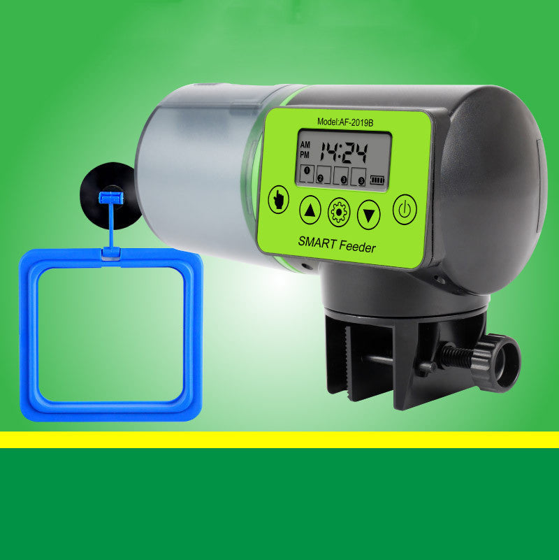Large Capacity Automatic Fish Feeder For Pet Tank