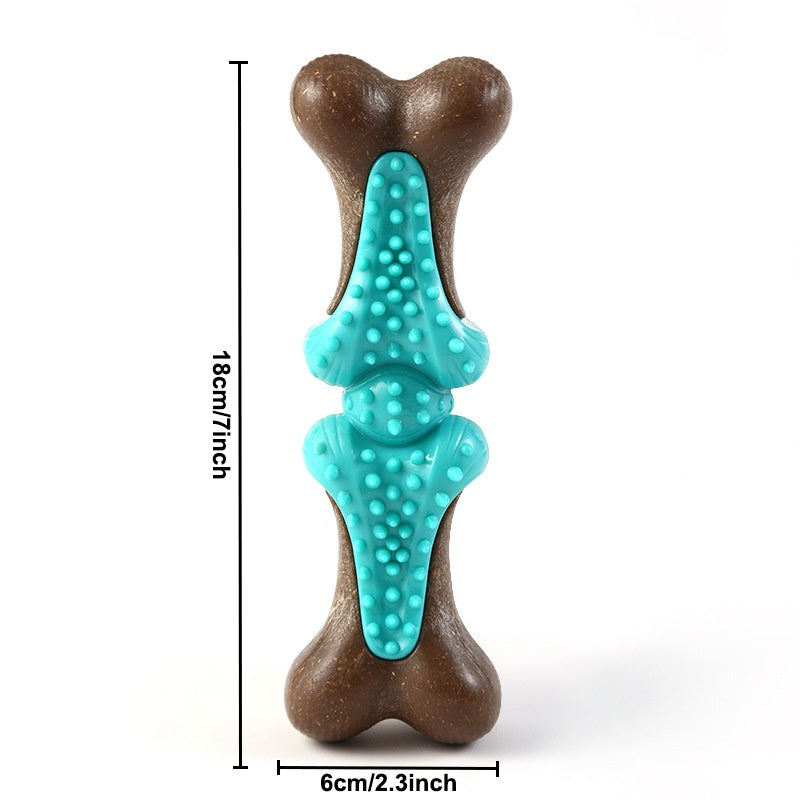 Durable Pet Chew Toy Rubber Bone For Aggressive Chewers
