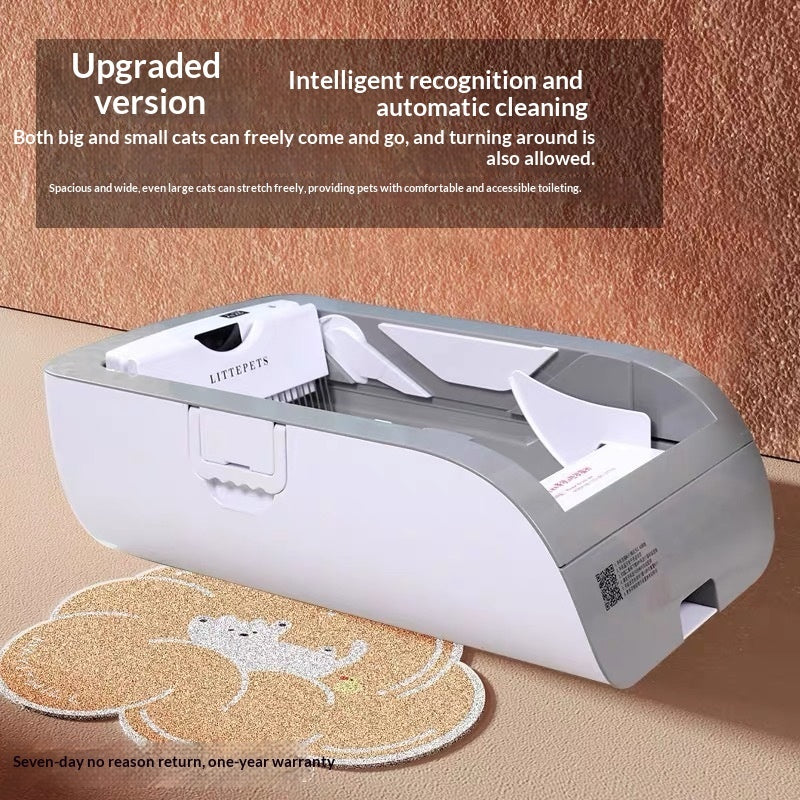 Deodorizing Semi Enclosed Open Pet Litter Box System