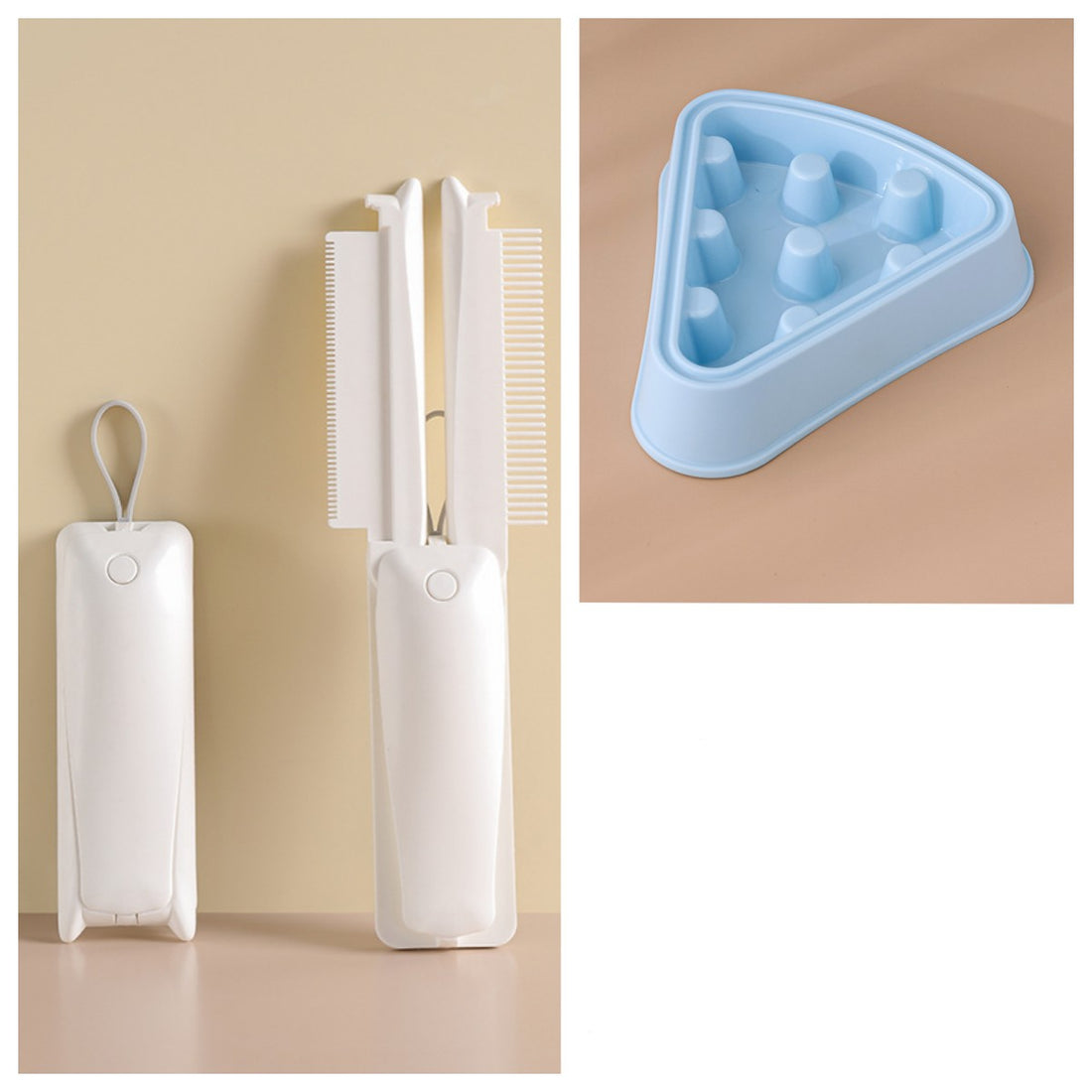 Pet Hair Removal Grooming Brush and Massager for Pets