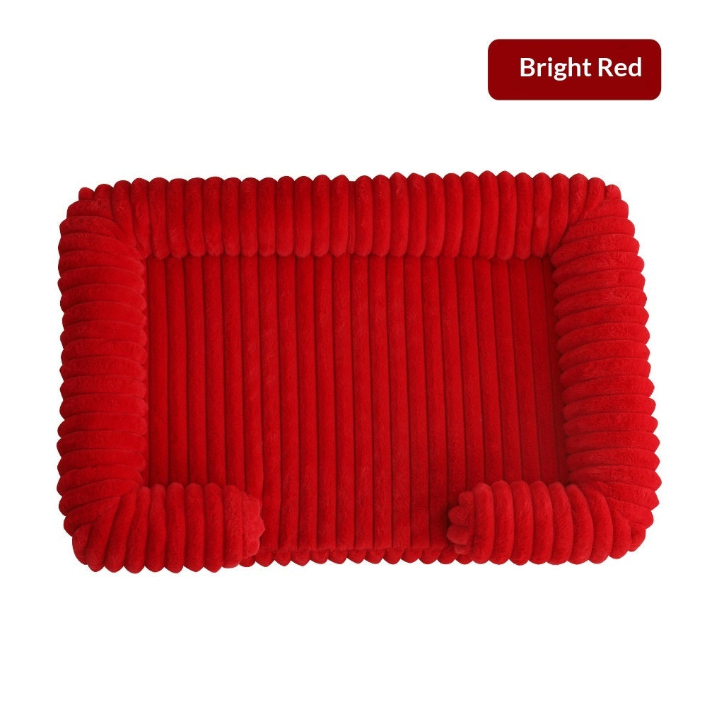 Warm Large Pet Bed Soft Sleeping Mat Indoor Outdoor
