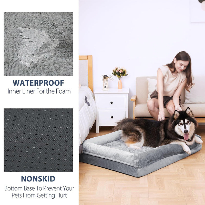 Large Pet Bed Thickened Cushion Soft Comfortable Sleeping Mat