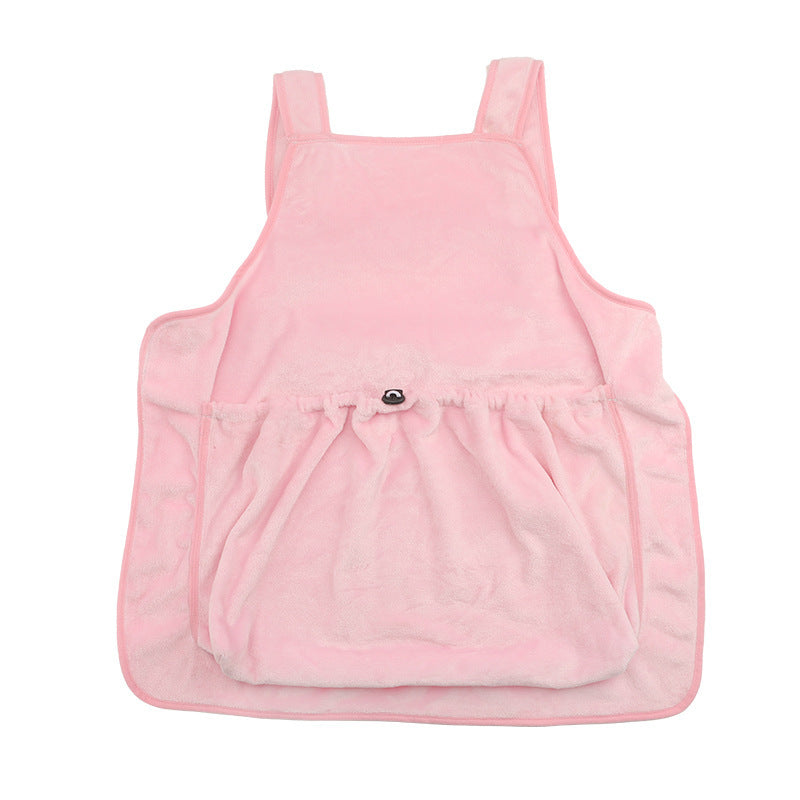 Pet Outdoor Travel Chest Carrier Apron Plush Sleeping Pouch