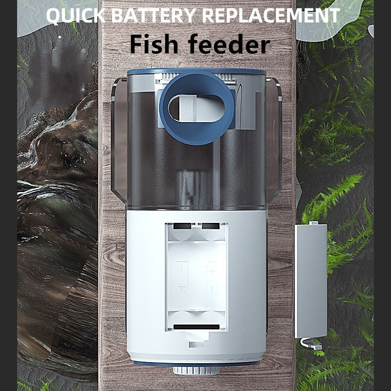 Fish Tank Automatic Feeder Timed Particle Dispenser For Pet