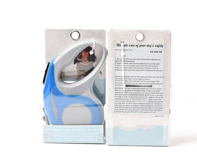 Pet Stretchable Retractable Walking Leash Control Lead