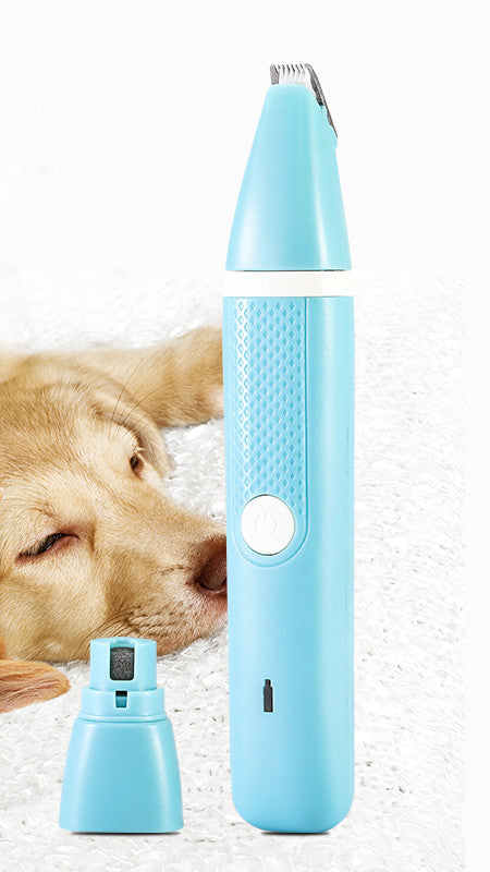 Pet Dual-Purpose Nail Polisher and Hair Trimmer for Pets