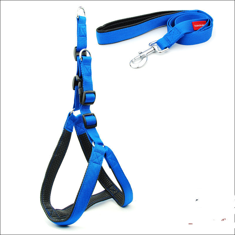 Reflective Nylon Pet Harness Leash Padded Comfort Fit