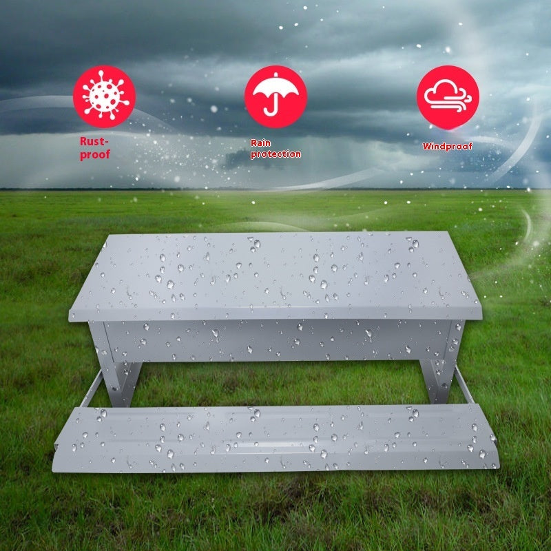 Pedal Type Automatic Poultry Feeding Trough For Birds