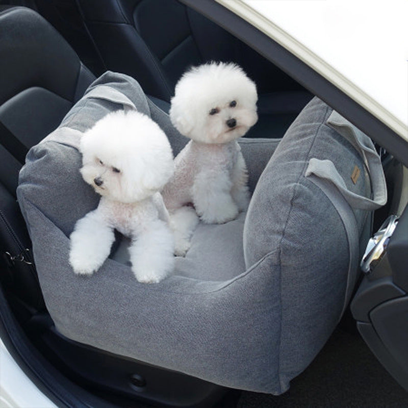Waterproof Pet Car Seat Carrier Basket Breathable Travel Bag