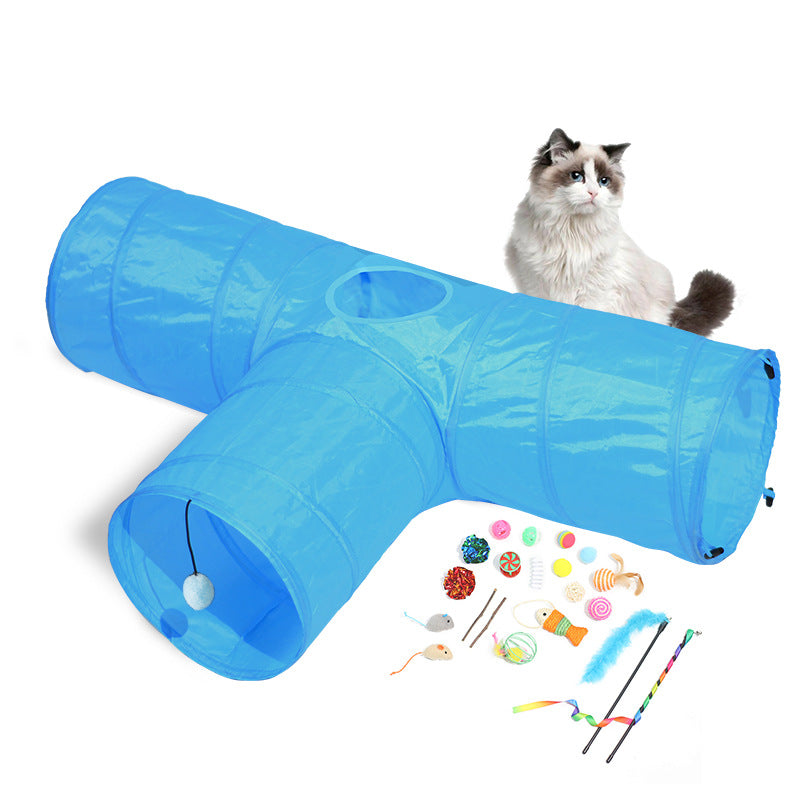 Foldable Pet Tunnel and Climbing Path Toy for Pets
